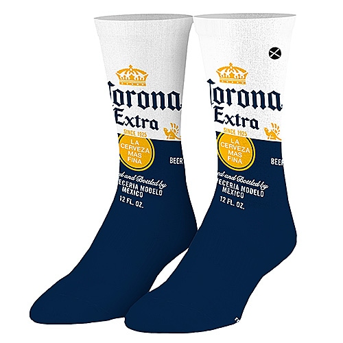 ODD SOX　コロナビール　ソックス　（CORONA LABEL）　靴下　8-12（26〜30cm）　オッドソックス|パブグッズ/バーグッズ/お酒関連グッズ