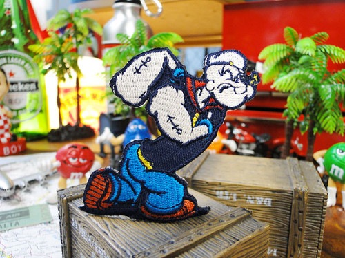 キャラクターワッペン　（ポパイ）　|キャラクター|ワッペン