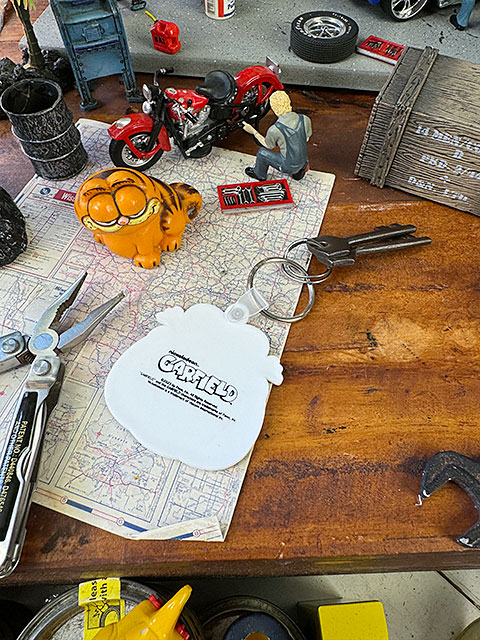 ガーフィールド オフィシャル ラバーキーホルダー （フェイス）の通販