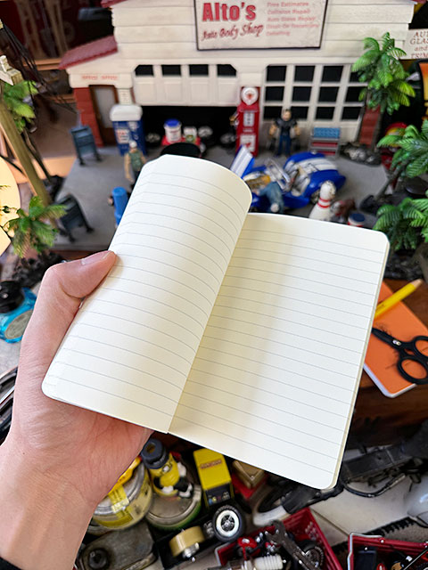 PENCO ペンコ ソフトPPノート A6 文庫本サイズ （イエロー） 横罫 7mm