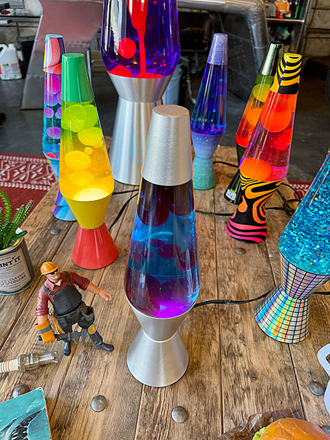 Lava Lamp社 ラバライト 正規品 ラバランプ （パープル/ブルー