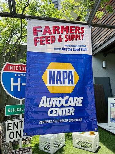 プロモーションバナー　（NAPA）　ガレージバナー|フラッグ/バナー/壁飾り|男の秘密基地作りに！ガレージング雑貨