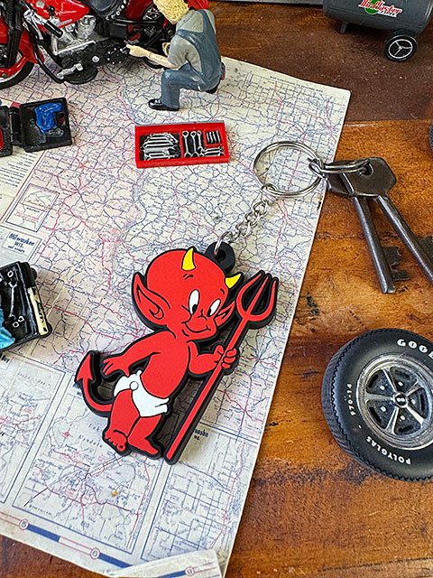 レッドデビルラバーキーホルダー ラバーキーホルダー | BALLER'S Hoop