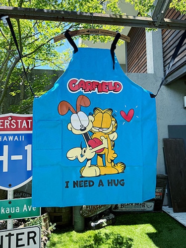 ガーフィールド　エプロン　（ブルー）|キッチンツール/ランチョンマット|生活雑貨/キッチン雑貨