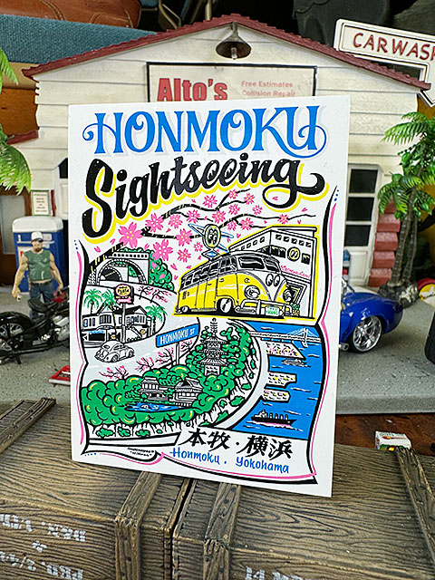 ムーンアイズ 本牧 サイトシーイング ステッカー ワイルドマン石井氏