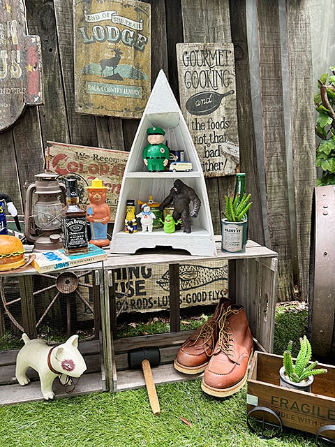 アメリカン　舟型　ボート型シェルフ！オール付き！カフェやマリンショップ！ アメリカン 舟型 ボート型シェルフ！オール付き！カフェやマリンショップ！