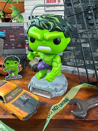 ファンコポップ　マーベル　アベンジャーズ　ハルク　ボビングヘッド　フィギュア　（おまけバッジ付き）　FUNKO POP!|映画関連グッズ|もはや店長すら迷子になるアメ雑ジャングル