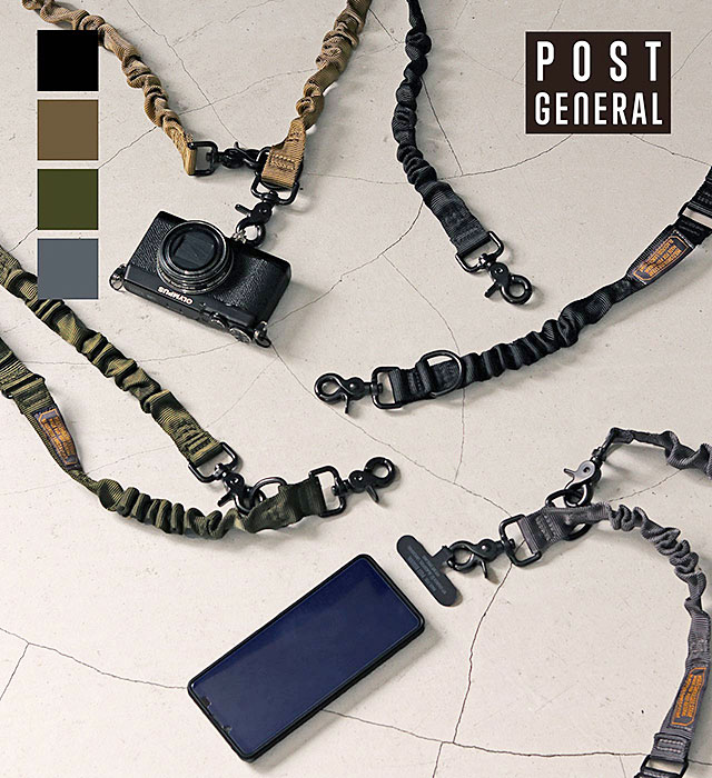 ポストジェネラル スマホストラップ 3WAY ショルダーストラップ 携帯