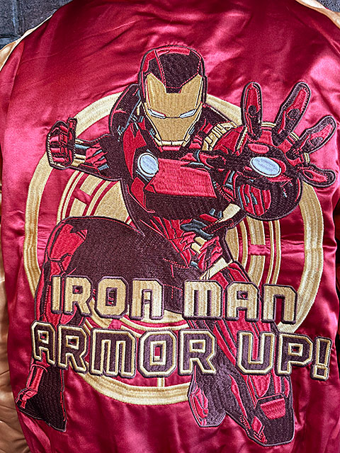 マーベル アイアンマン スカジャン Lサイズのみの展開 ユニセックス