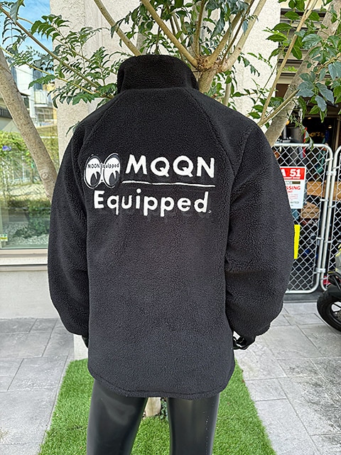 ムーンイクイップド ボア コーチジャケット （ブラック） ムーンアイズ