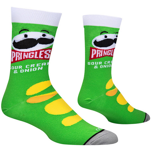 ODD SOX　プリングルズ　ソックス　（PRINGLES SOUR CREAM & ONION）　靴下　26〜30cm　オッドソックス|お菓子＆シリアル系カンパニーグッズ|カンパニーグッズ