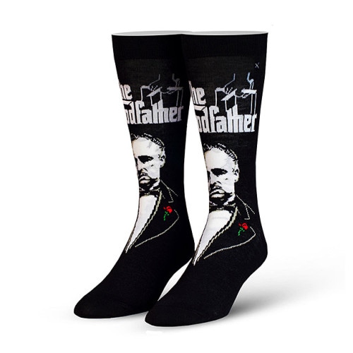 ODD SOX　映画　ゴッドファーザー　ソックス　（VITO CORLEONE ROSE）　靴下　26〜30cm　オッドソックス|映画関連グッズ|もはや店長すら迷子になるアメ雑ジャングル