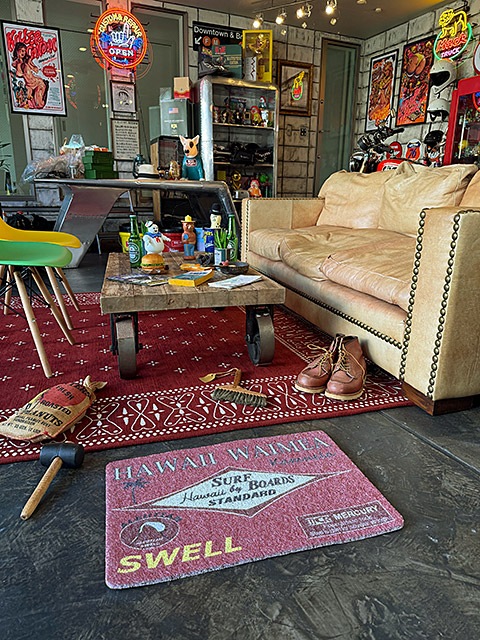 マーキュリー PVCガレージマット 60cm （HAWAII WAIMEA）の通販・販売