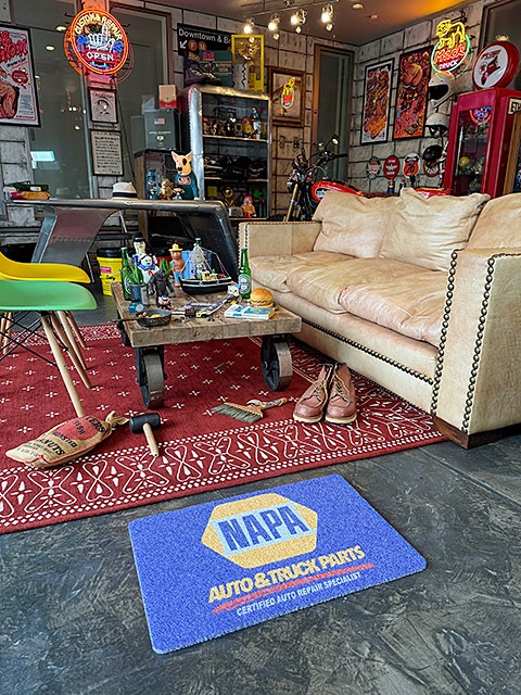 USA モーター企業 ガレージ コイルマット （NAPA） 靴のままで