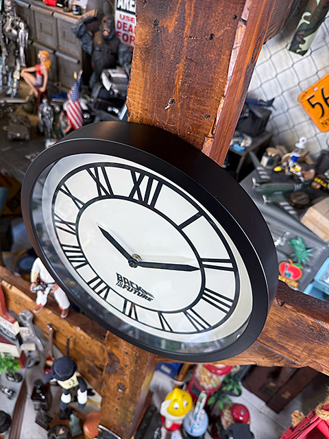 バックトゥーザフューチャー　時計　壁掛け バックトゥザフューチャー 壁掛時計 BACK TO THE FUTURE 送料込
