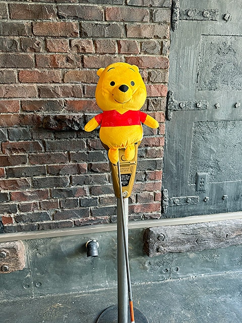 ディズニー くまのプーさん ゴルフクラブ ヘッドカバー ぬいぐるみの