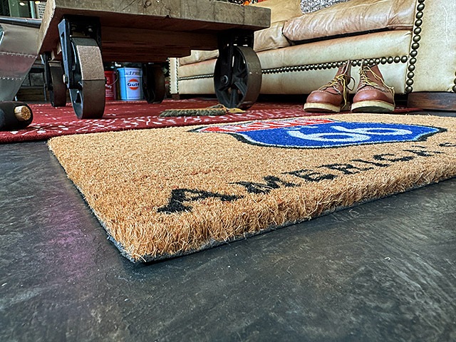 ルート66 ココマット （AMERICA'S HIGHWAY） 靴のままで使う玄関マット