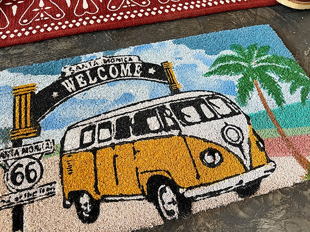 ルート66 ココマット （ワーゲンバス/サンタモニカ） 靴のままで使う