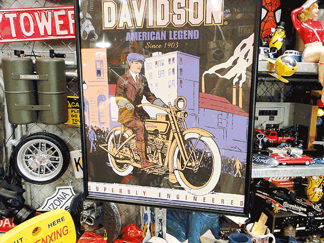 【Harley-Davidson】ハーレー アートフレーム ハーレーダビッドソン ビッグアートフレーム （アメリカン