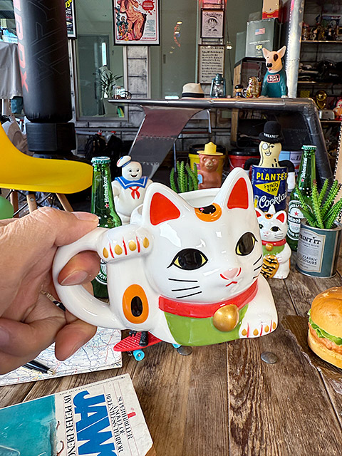 開運紹福 招き猫 マグカップ 商売繁盛 千客万来の通販・販売