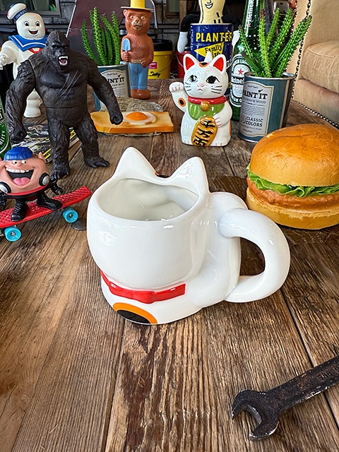 開運紹福 招き猫 マグカップ 商売繁盛 千客万来の通販・販売