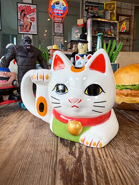 開運紹福 招き猫 マグカップ 商売繁盛 千客万来の通販・販売