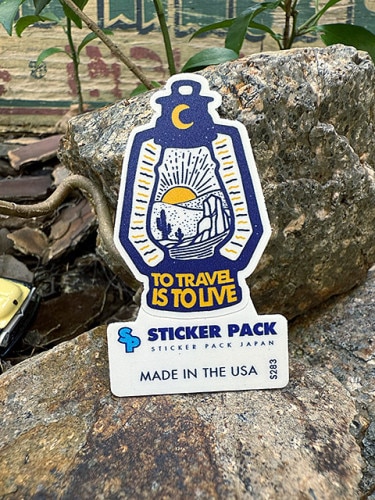 ステッカーパック　アウトドア　ステッカー　Sサイズ　（トラベルランタン）　MADE IN U.S.A.　耐水＆耐光素材　PVCステッカー|アウトドア|ステッカー
