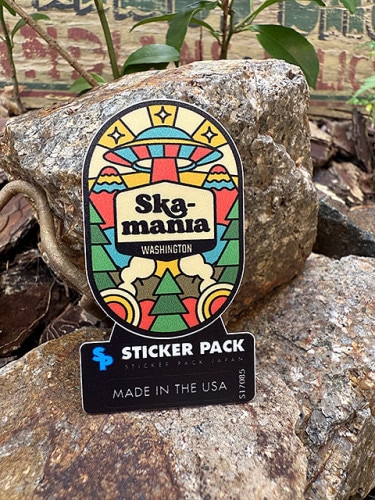 ステッカーパック　アウトドア　ステッカー　Sサイズ　（スペースクラフトPOP）　MADE IN U.S.A.　耐水＆耐光素材　PVCステッカー|アウトドア|ステッカー