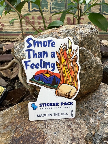 ステッカーパック　アウトドア　ステッカー　Sサイズ　（スモアザンフィーリング）　MADE IN U.S.A.　耐水＆耐光素材　PVCステッカー|アウトドア|ステッカー