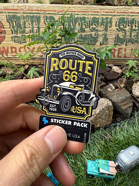 ステッカーパック アウトドア ステッカー ルート66シリーズ Sサイズ