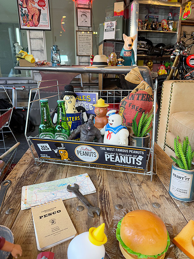 オールドアドバタイジング ワイヤーラック （ピーナッツ） 単品