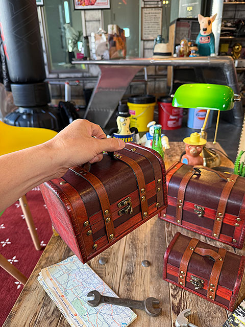 ヴィンテージトランク 海賊宝箱 アンティークトランクケース 3個セット （ヴィンテージ