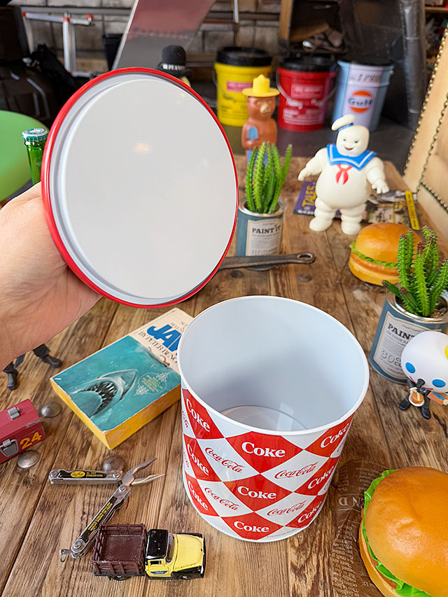 コカ・コーラ ラウンドトップ ティンキャニスター （1960年代