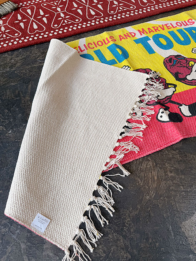 カリフォルニアレーズン コットンマット 120cm ロングサイズ （WORLD