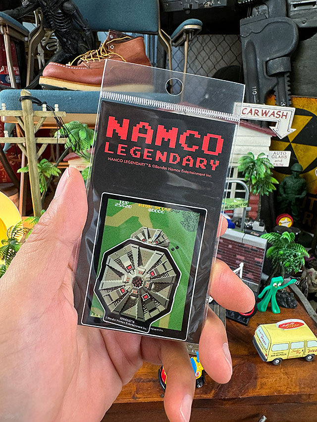 ナムコ オフィシャル ステッカー ゼビウス （ゲーム画面＆アンドア