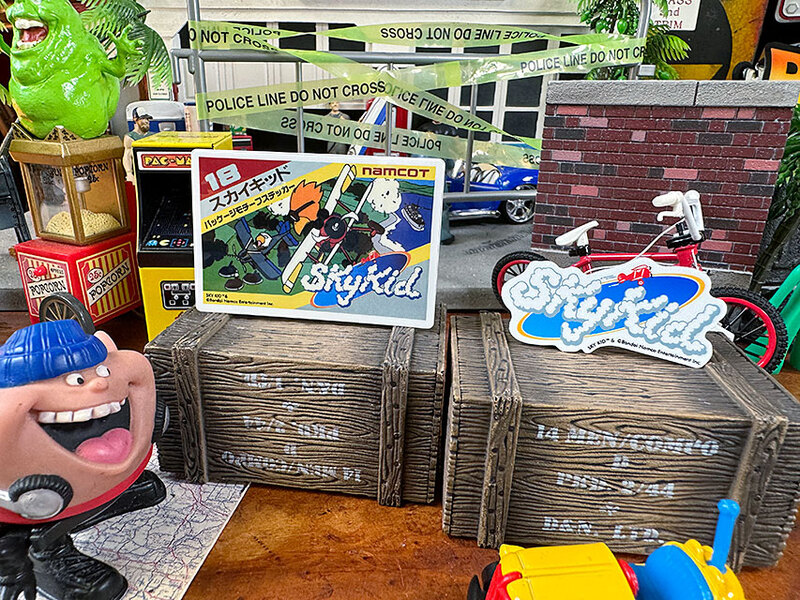 ナムコ オフィシャル ステッカー スカイキッド （ソフト