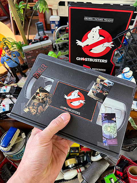 映画 ゴーストバスターズ VHSビデオテープ型ノートブック A5