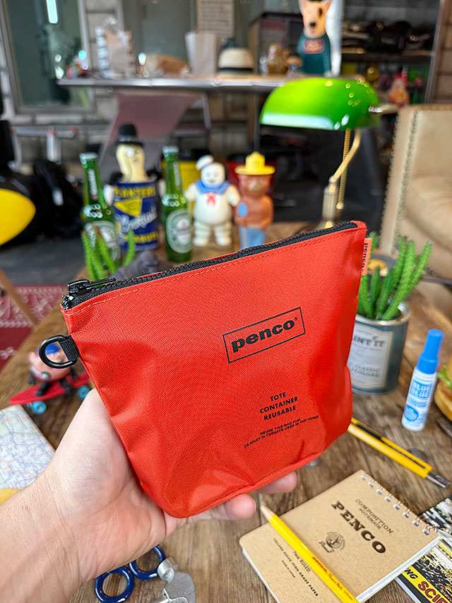 PENCO ペンコ バケットポーチ （オレンジ） 収納ポーチ トラベルポーチ