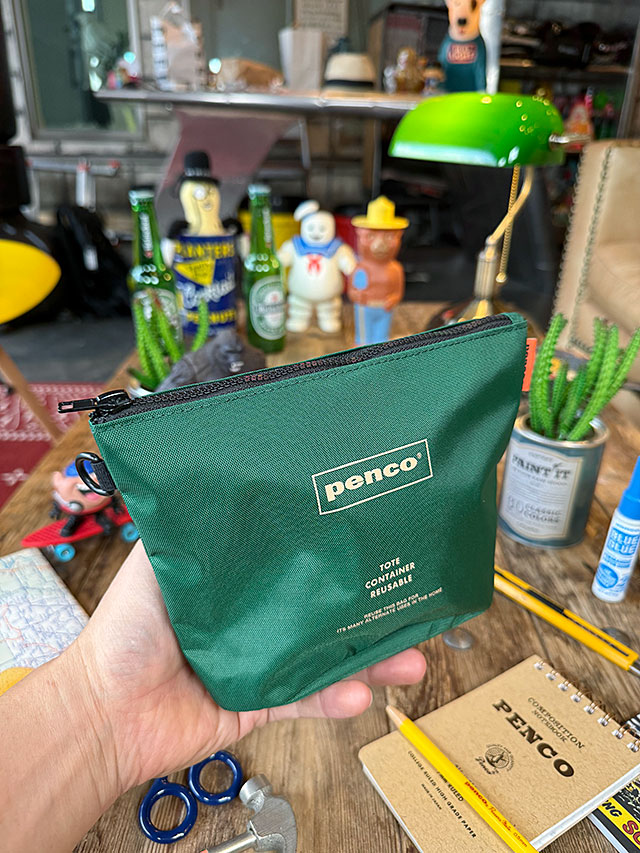 PENCO ペンコ バケットポーチ （グリーン） 収納ポーチ トラベルポーチ