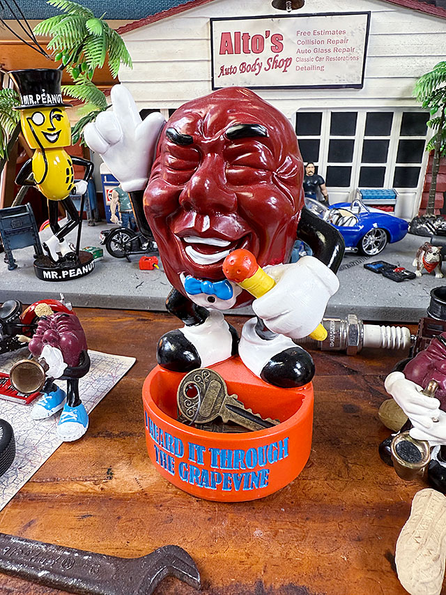 カリフォルニアレーズン メッセージ レジントレイ ポリレジン