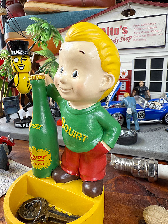 スクアート メッセージ レジントレイ ポリレジン スタチュー