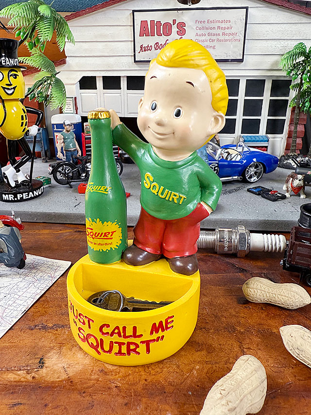 スクアート メッセージ レジントレイ ポリレジン スタチュー