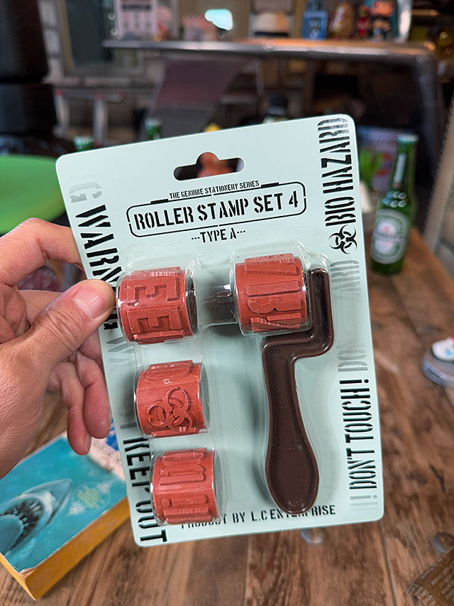 ミリタリー ステンシル ローラースタンプ （Aタイプ） コロコロ