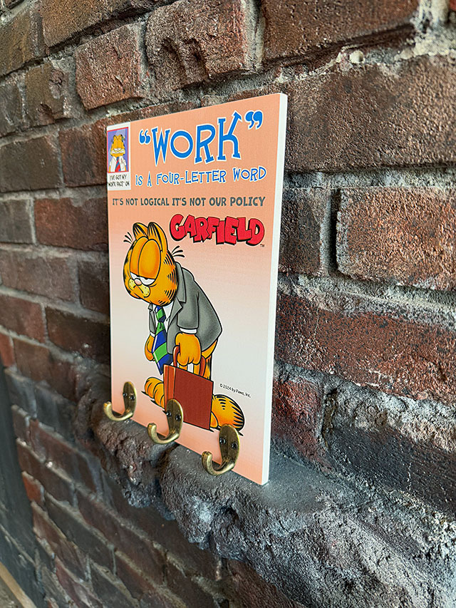 レトロコミック ウッド製 フックボード （ガーフィールド）の通販