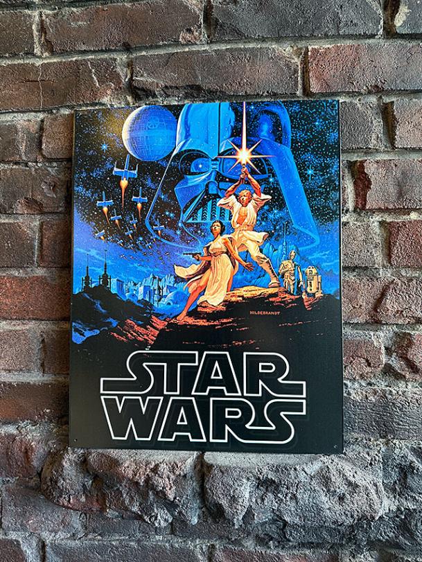 スターウォーズ 1977年公開 エピソード4 新たなる希望 ブリキ看板