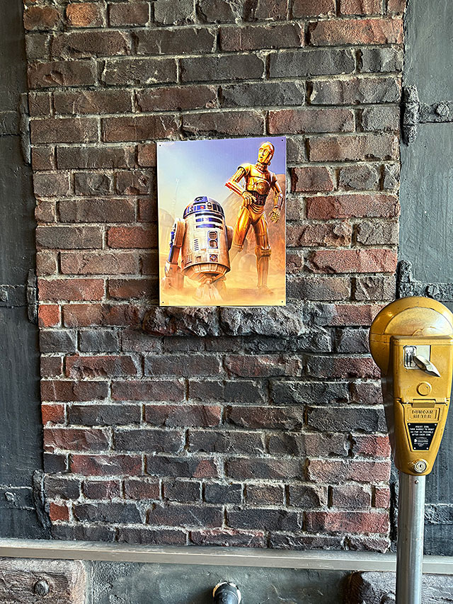スターウォーズ R2-D2 & C-3PO ブリキ看板の通販・販売