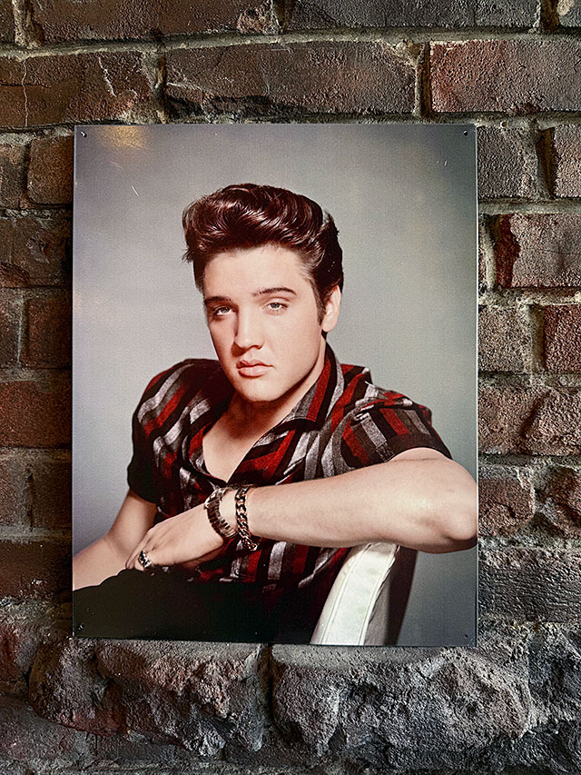 エルヴィス・プレスリー ブリキ看板 （アーリープレスリー）の通販