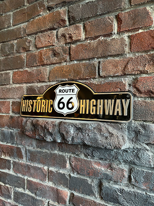 ヒストリック ルート66 ストリートサイン （ゲートサイン） ブリキ看板