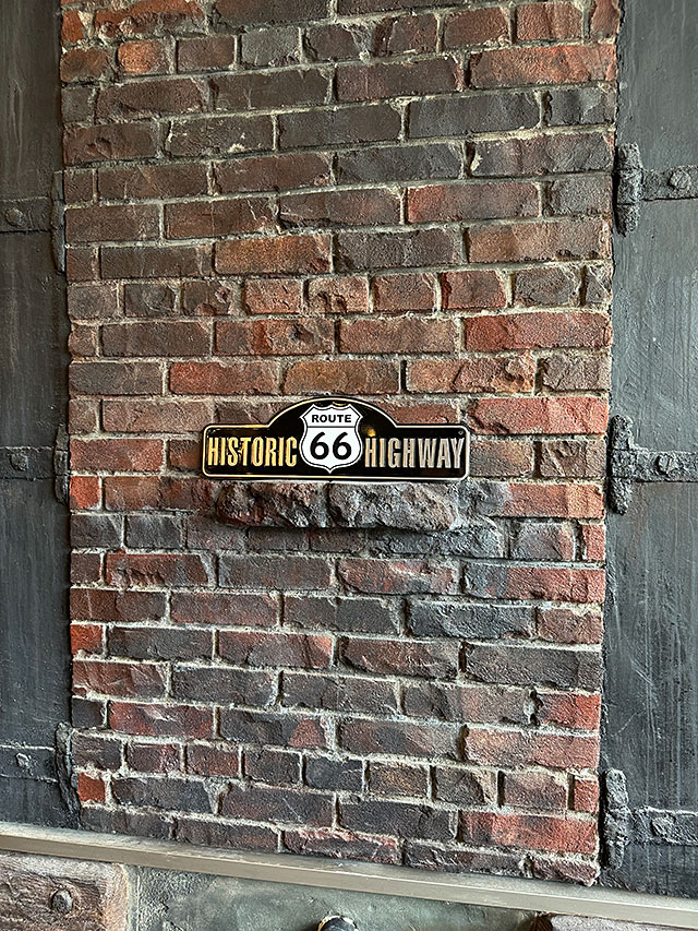 ヒストリック ルート66 ストリートサイン （ゲートサイン） ブリキ看板
