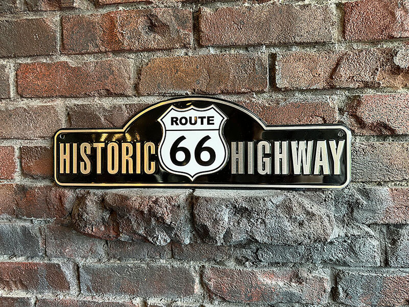 ヒストリック ルート66 ストリートサイン （ゲートサイン） ブリキ看板